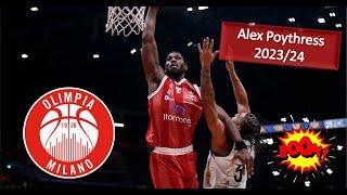 Alex Poythress ● Olimpia Milano ● 2023/24 Best Plays & Highlights