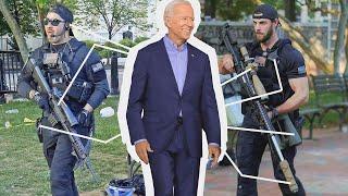 Смотрите чем вооружена охрана президента США Джо Байдена