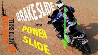 Brake Slide Into Power Slide Tips for Adventure Motorcycle Riders