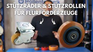 Stützräder- und Rollen für Flurförderzeuge