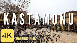 Walk in Kastamonu, Turkey, 4k Resolution, City Walking Tour, Anatolia