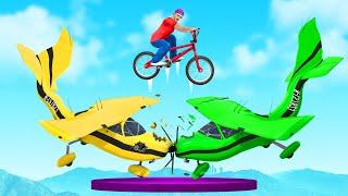 1000MPH PLANES vs BMX in GTA 5