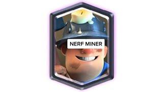 Officially! Miner Nerfed - Clash Royale