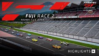 HIGHLIGHTS | Race 2 | Fuji | Fanatec GT World Challenge Asia 2023