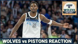 WOLVES POSTCAST: Anthony Edwards 53-Points Not Enough As T-Wolves Lose To Pistons, 119-105