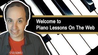Welcome to Piano Lessons On The Web - New Front Page Video