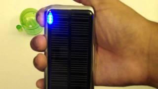 Amzer 3500 mAh Battery Backup Solar Charger Review