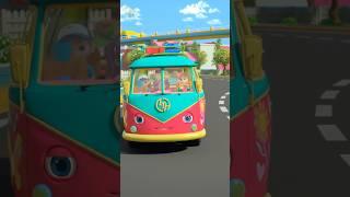 Wheels on the Bus #shorts #nurseryrhymes #babysongs #littletreehouse #youtubekids #buscartoon