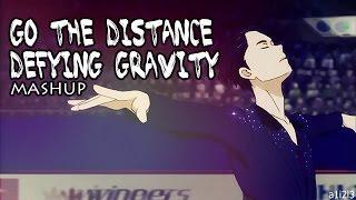 go the distance/defying gravity mashup | Yuri on ice