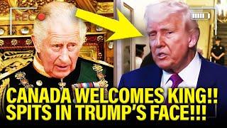 FURIOUS King Charles PUTS THE DAGGER in Trump IN CANADA