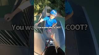 Game of SCOOT challenge #short #scooter #redbull #skate #shorts #insane #viral #scoot