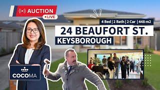 Live Auction @ 24 Beaufort Street, Keysborough