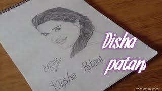 The sketch of Disha Patani ll AK art gallery ll