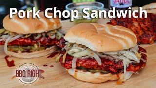 Chargrilled Pork Chop Sandwich