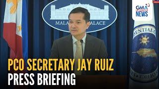 LIVE: PCO Secretary Jay Ruiz Press Briefing (Mar. 4, 2025) | GMA Integrated News - Replay