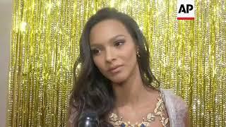 Victoria’s Secret Angel reveals Lais Ribeiro will wear the 2017 Champagne Night Fantasy Bra on the r