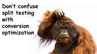 #InvespCro Episode 1: Do not confuse split testing with conversion rate optimization