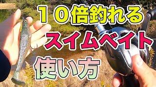 【バス釣り】スイムベイトの釣れる使い方！出し所やシャッドテールとの使い分けを徹底解説！【バス釣りJAPANちゃんねる】