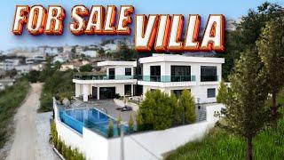 Custom Villa for sale with Alanya's most Beautiful Castle & Sea View