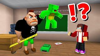 JJ and Mikey in ROBLOX SCHOOL CHALLENGE in Minecraft / Maizen Minecraft