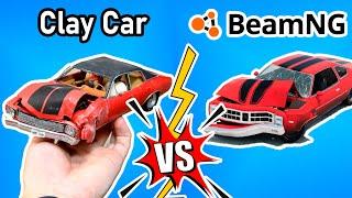 Crash Test - BeamNG Drive VS Clay Car