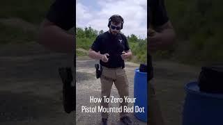 Here's How To Zero Your New Red Dot!