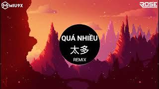 Quá Nhiều Remix (DJ完整版) 陈冠蒲 - 太多 | Trần Quán Bồ || Nhạc Hot TikTok Douyin 2023