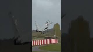 Fighter Jet Lands Too Early | #shorts