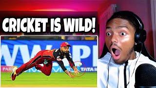 AMERICAN REACTS To Top 10 GREATEST Cricket Catches In HISTORY