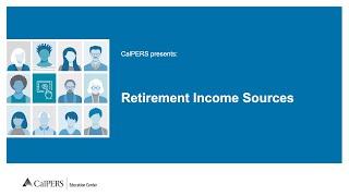 Retirement Income Sources