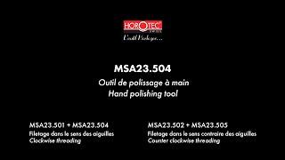 HOROTEC | MSA23.504 | POLISHING COMPLETE TOOL