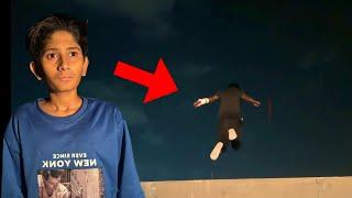 Jumping from the Roof Prank on Vampire!️*Got Emotional*