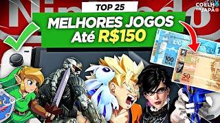 50+ MELHORES JOGOS ABAIXO DE R$150 REAIS NO NINTENDO SWITCH  #NintendoBarato