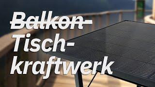 Solarstrom vom … Tisch? Technaxx Solar-Tischkraftwerk
