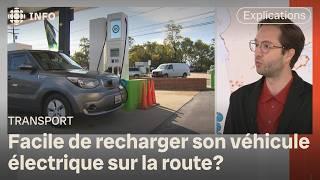 Voitures électriques : y a-t-il assez de bornes de recharge au Québec? | D'abord l'info