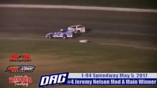 I-94 Speedway 5/5/17 Jeremy Nelson Victory Lane