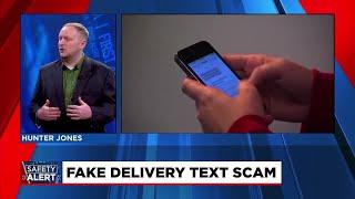 Fake delivery text scam