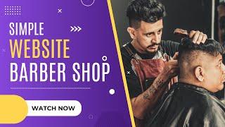 How To Create A Simple Website For Your Barber Shop