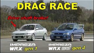 Drag Race #169 | Subaru Impreza WRX vs Impreza WRX STI Ver. 4