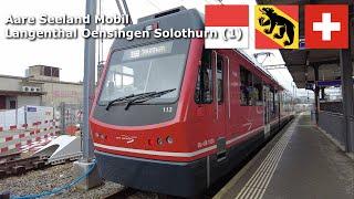 Aare Seeland mobil - Langenthal Oensingen Solothurn (1) April 2024 (4K) #switzerland #railway