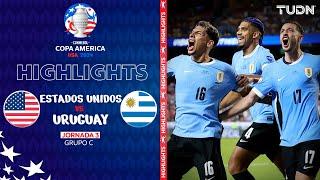 HIGHLIGHTS - Estados Unidos vs Uruguay | Copa América 2024 - J3 | TUDN