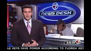 WSVN TV Channel 7 Post Wilma Coverage 8am Miami October 26, 2005