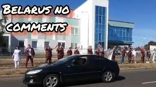Белорусские медики вышли в знак протеста.