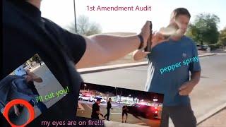 Pepper spray compilation ** 1st Amendment Auditors