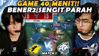 KING EVOS BENER2 MENGGILA!! GAME 40 MENIT, GRAND FINAL KECEPETAN COY!! - ONIC VS EVOS MATCH 1