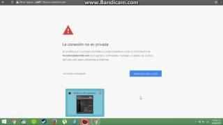 Error de privacidad Google Chrome, una posible solución.