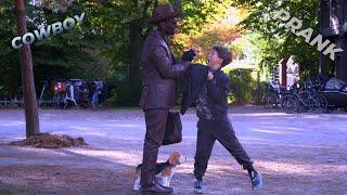 Alot of funny and surprizing moments.Enjoy the statue prank.