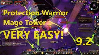 Protection Warrior Mage Tower Challenge 5 Minutes VERY EASY! Highlord Kruul | WoW Shadowlands 9.2