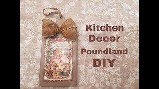 Super Easy - Poundland - Kitchen Decor - DIY - Craft Fair Idea