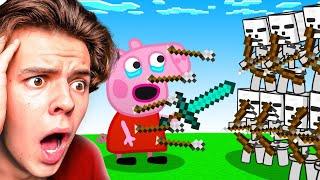 Peppa Pig VS 4 Hunters... *CURSED* (Minecraft Animation)